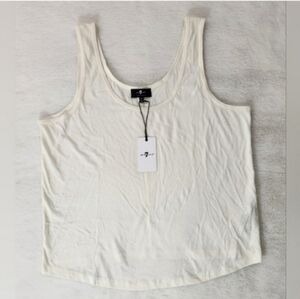 NWT 7 For All Mankind Pima Cotton Tank Top
